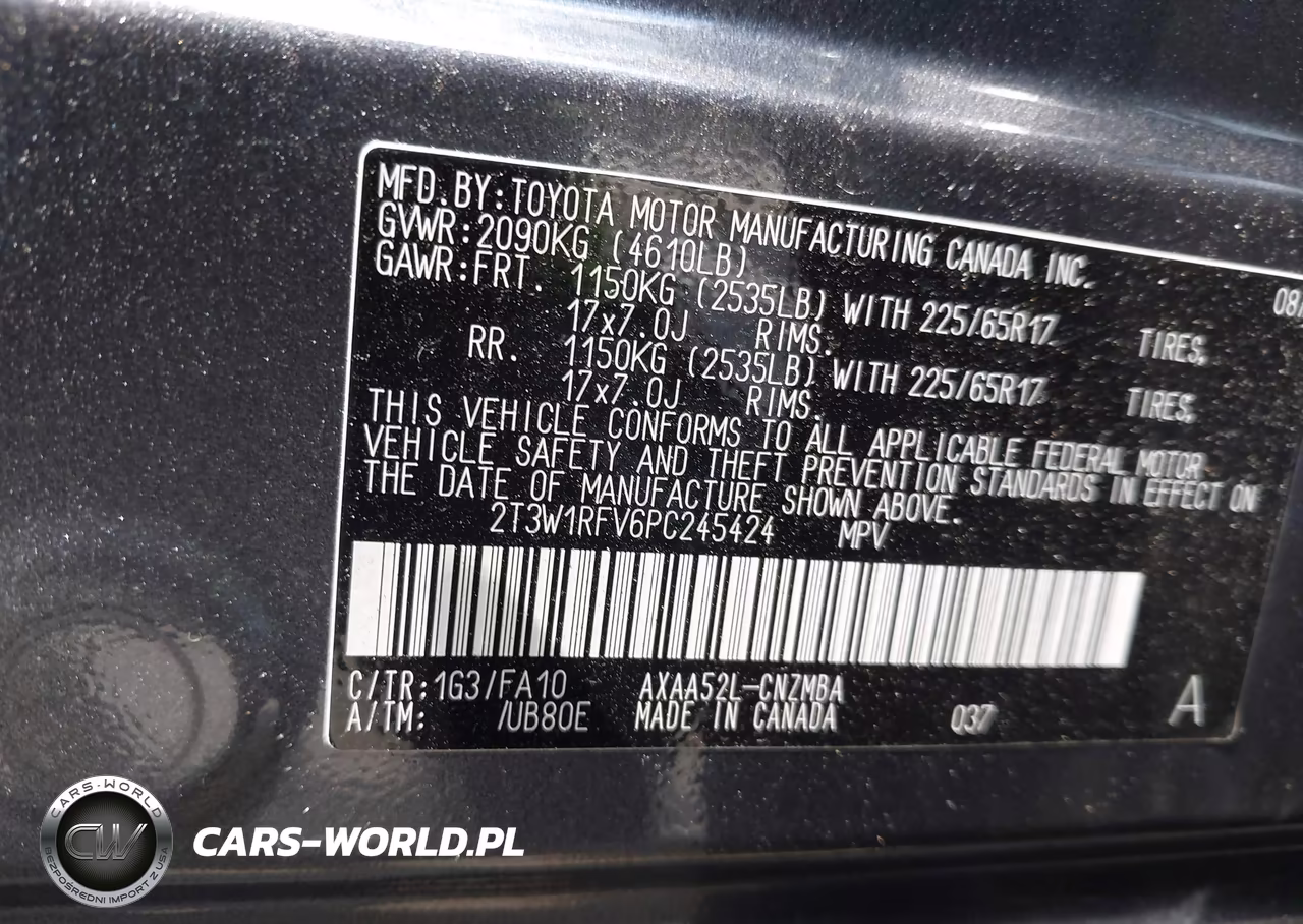 2023 Toyota Rav4 Xle VIN:2T3W1RFV6PC245424 - 9