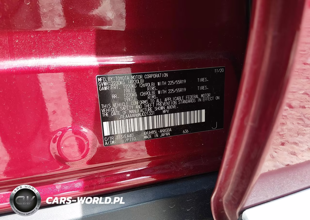 2021 Toyota Venza Xle VIN:JTEAAAAH6MJ021331 - 9
