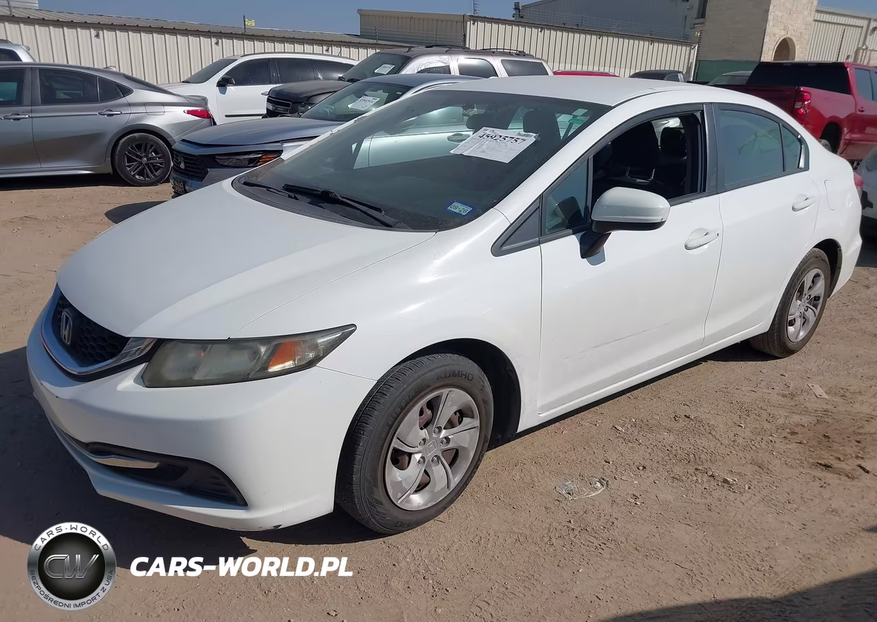 2014 Honda Civic Lx VIN:19XFB2F51EE007721 - 2