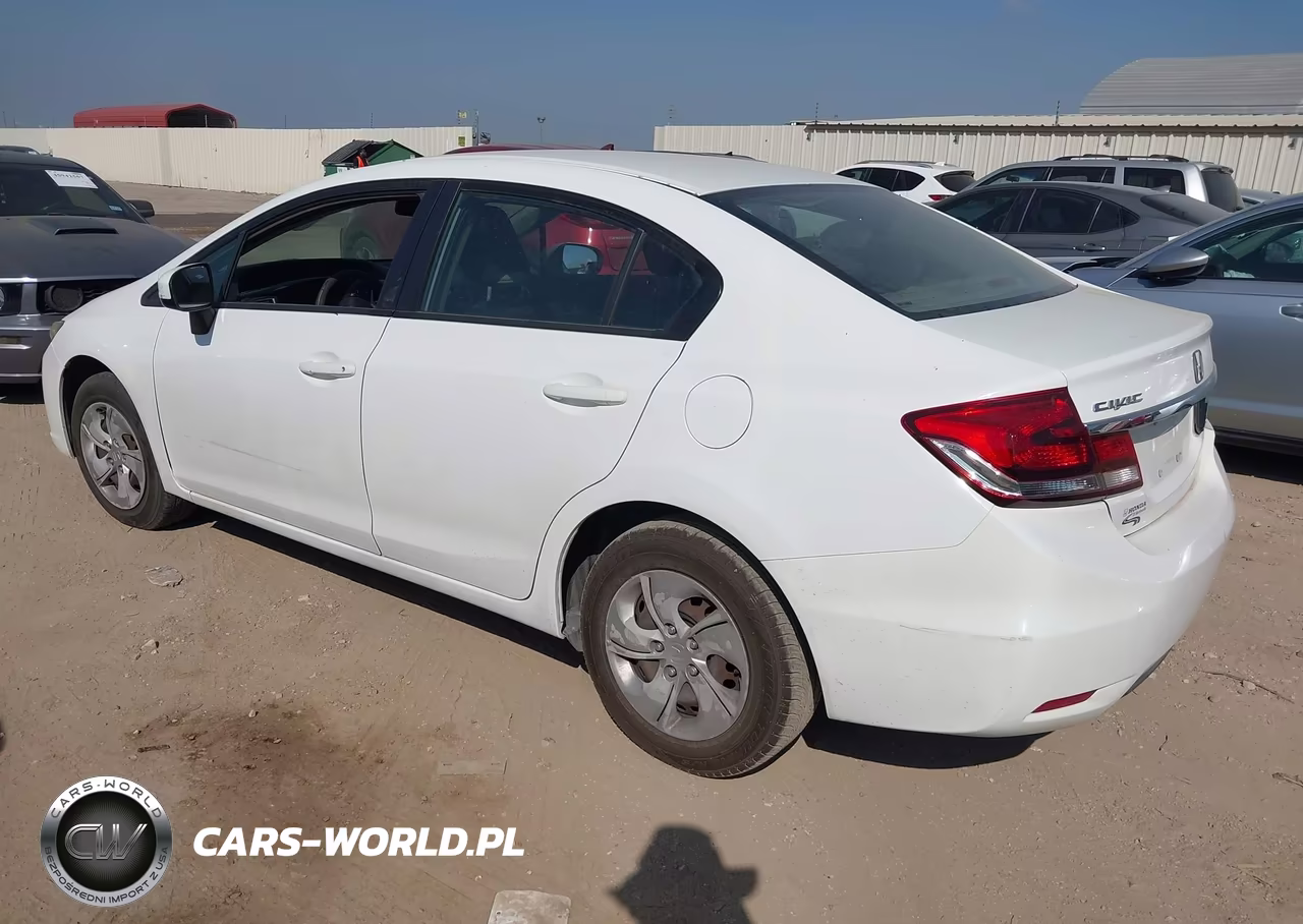 2014 Honda Civic Lx VIN:19XFB2F51EE007721 - 3