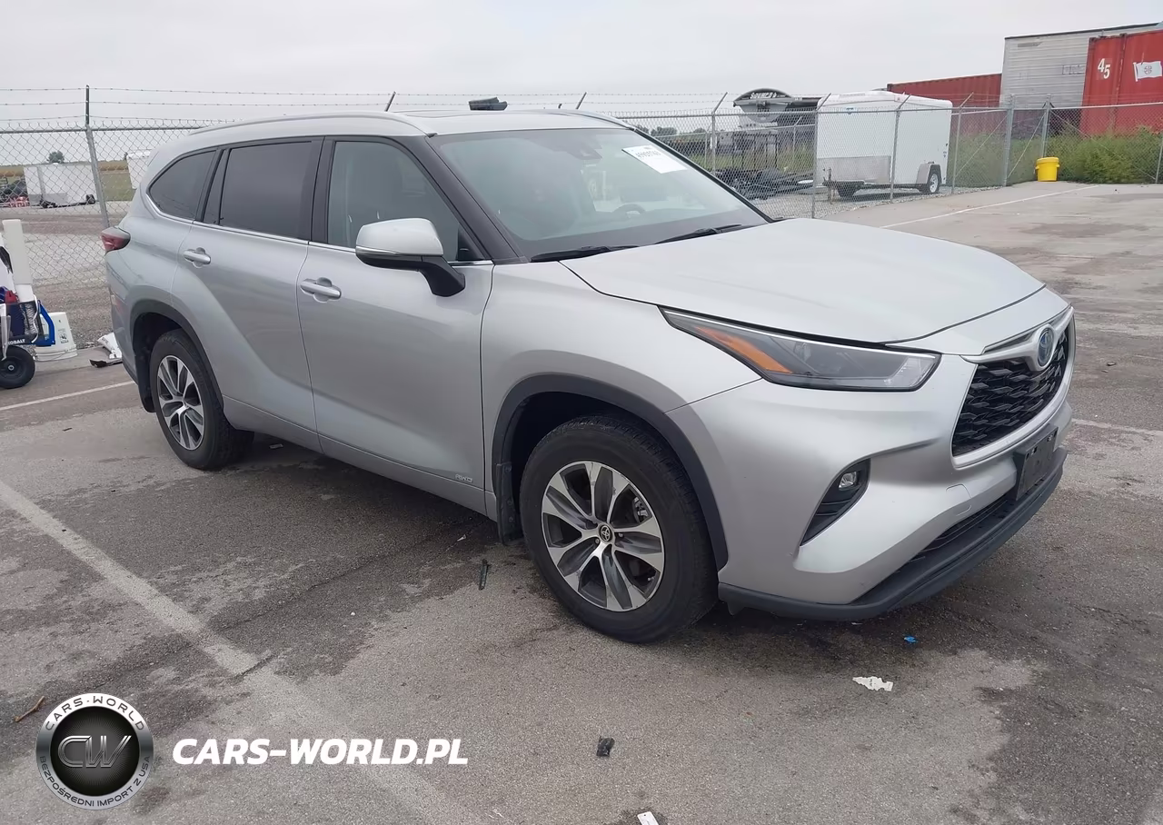 2024 Toyota Highlander Hybrid Xle VIN:5TDKBRCH5RS606476 - 1
