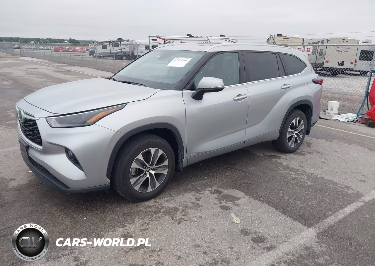 2024 Toyota Highlander Hybrid Xle VIN:5TDKBRCH5RS606476 - 2