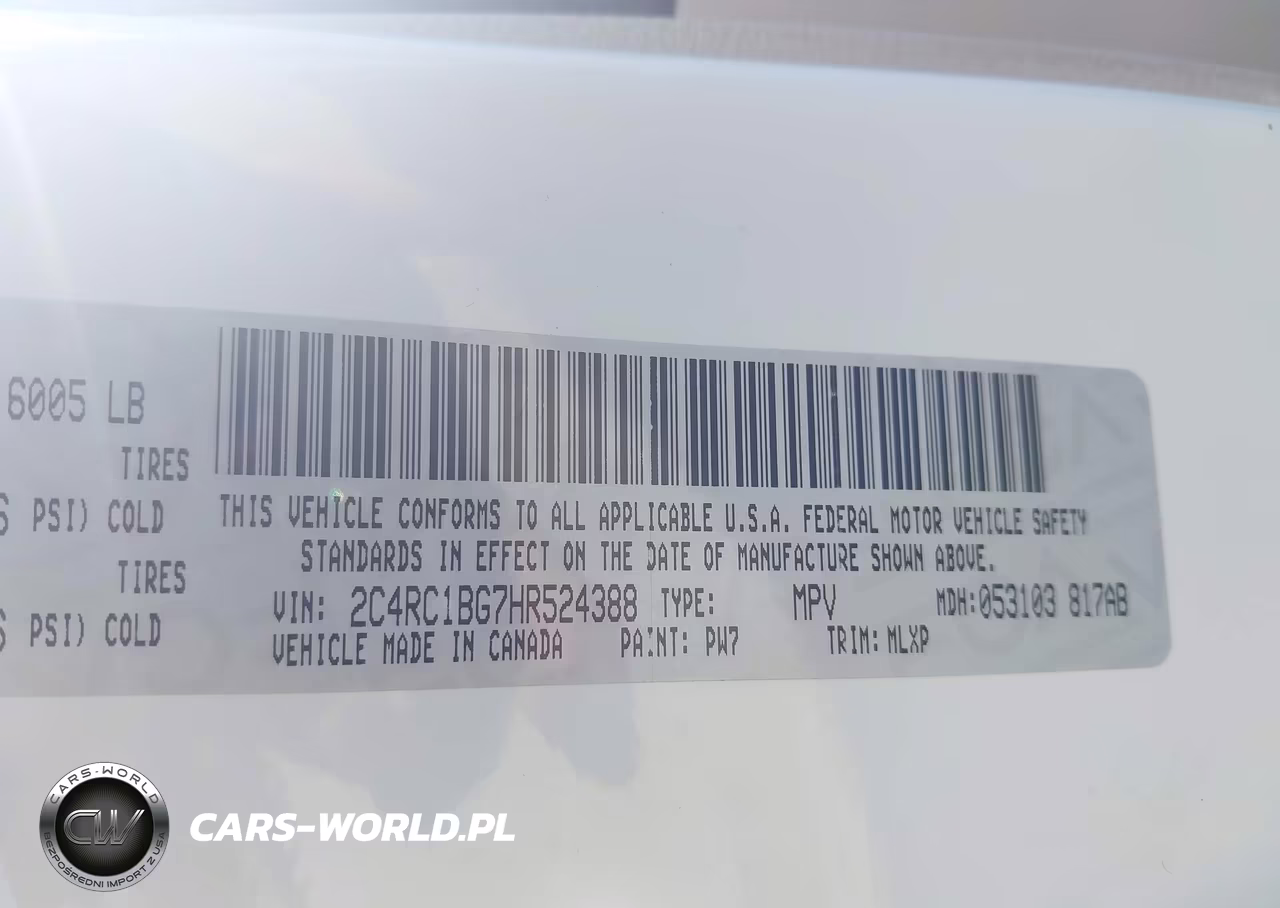 2017 Chrysler Pacifica Touring-L VIN:2C4RC1BG7HR524388 - 9