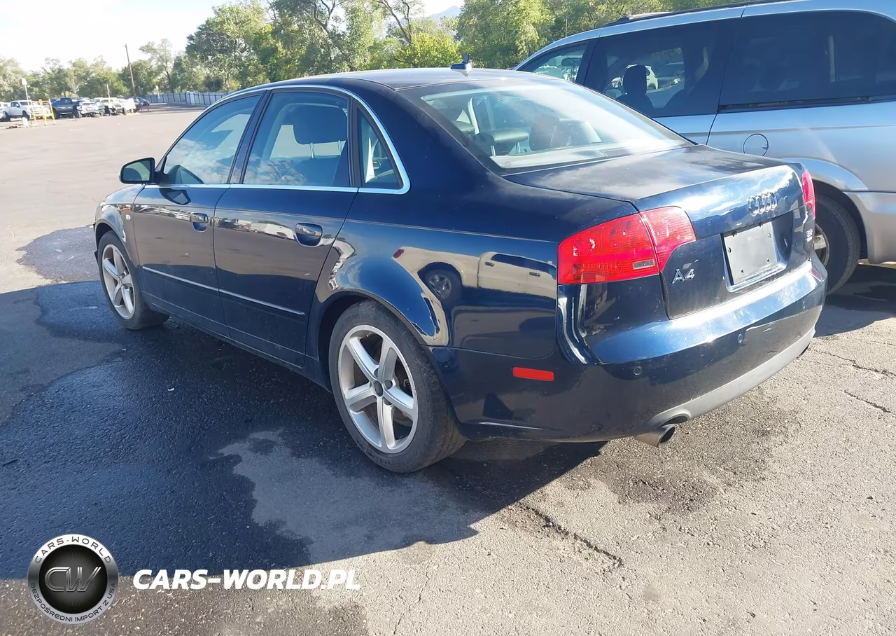 2007 Audi A4 3.2 VIN:WAUDH78E27A051293 - 3