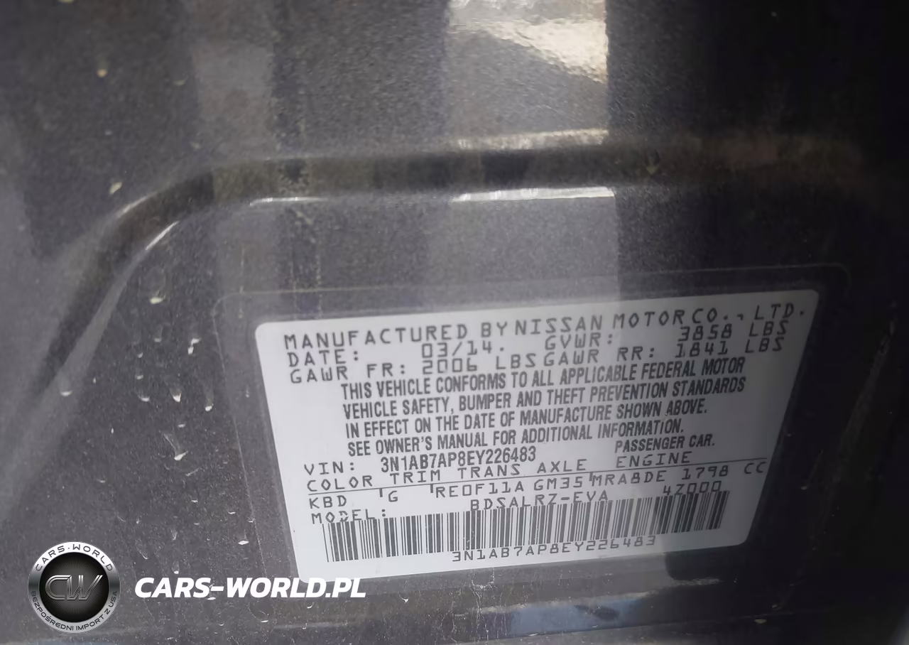 2014 Nissan Sentra Sr VIN:3N1AB7AP8EY226483 - 9