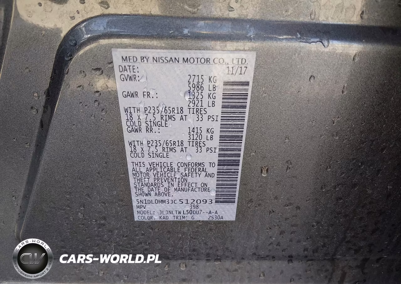 2018 Infiniti Qx60 VIN:5N1DL0MM3JC512093 - 9