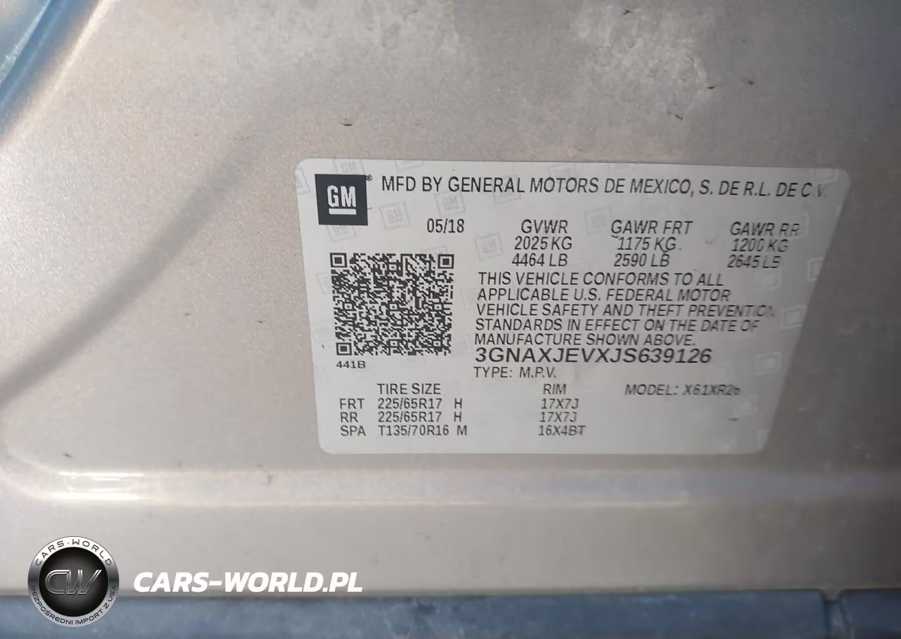 2018 Chevrolet Equinox Lt VIN:3GNAXJEVXJS639126 - 9