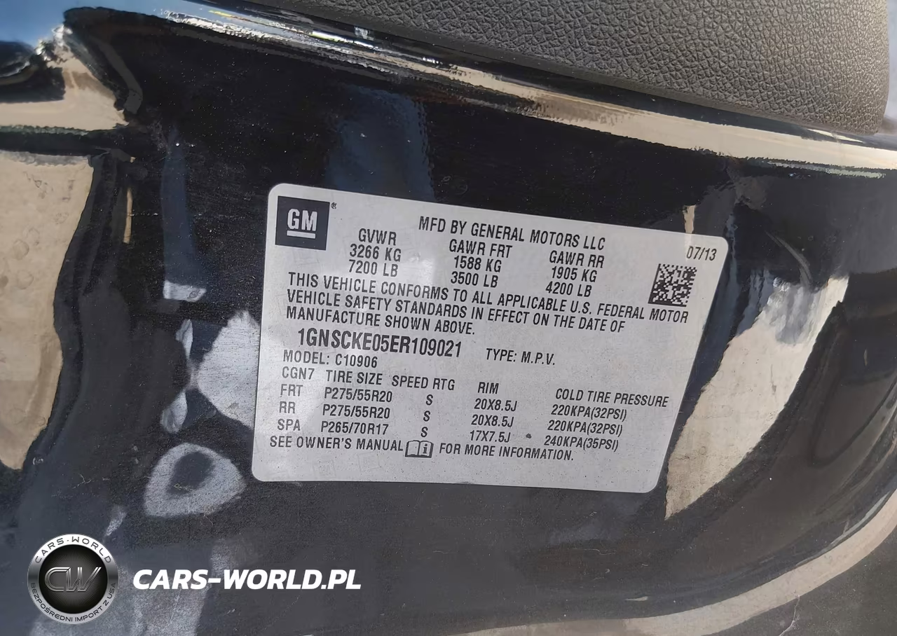 2014 Chevrolet Suburban Ltz VIN:1GNSCKE05ER109021 - 9