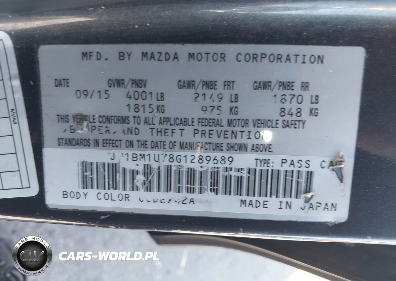 2016 Mazda Mazda3 I Sport VIN:JM1BM1U78G1289689 - 9