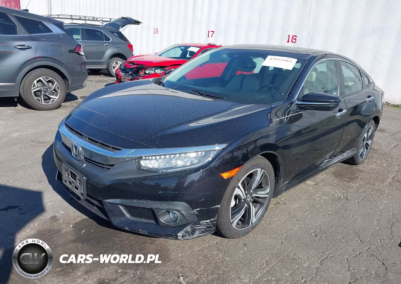 2016 Honda Civic Touring VIN:19XFC1F96GE213775 - 2