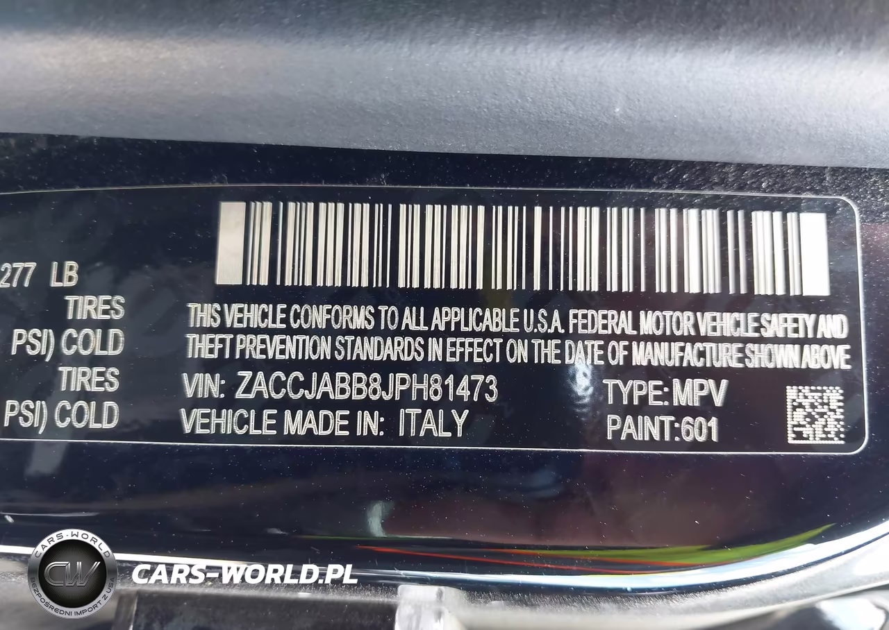 2018 Jeep Renegade Latitude Fwd VIN:ZACCJABB8JPH81473 - 9