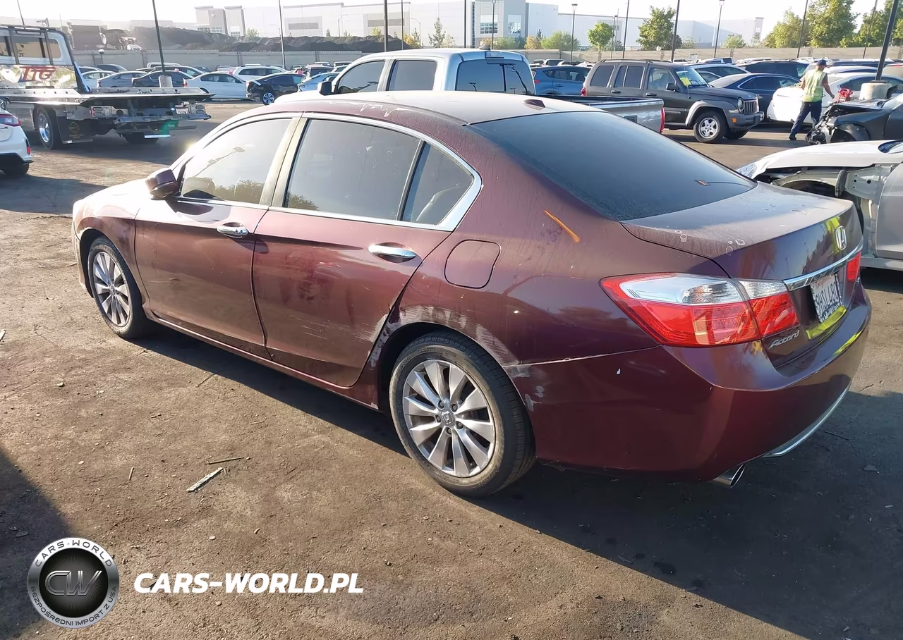 2014 Honda Accord Ex-L V-6 VIN:1HGCR3F83EA007139 - 3