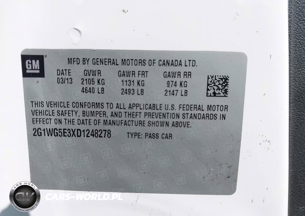 2013 Chevrolet Impala Lt VIN:2G1WG5E3XD1248278 - 9