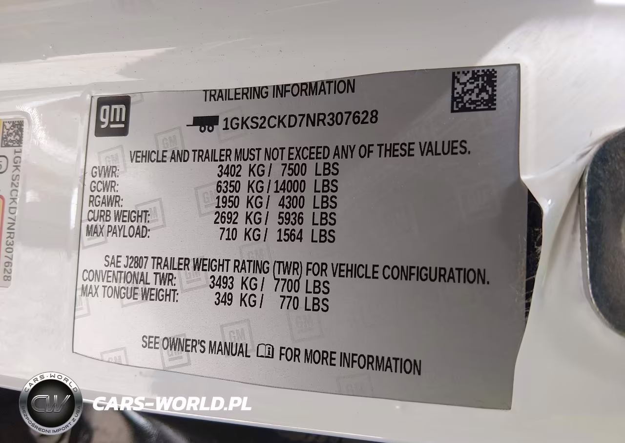 2022 GMC Yukon 4Wd At4 VIN:1GKS2CKD7NR307628 - 9
