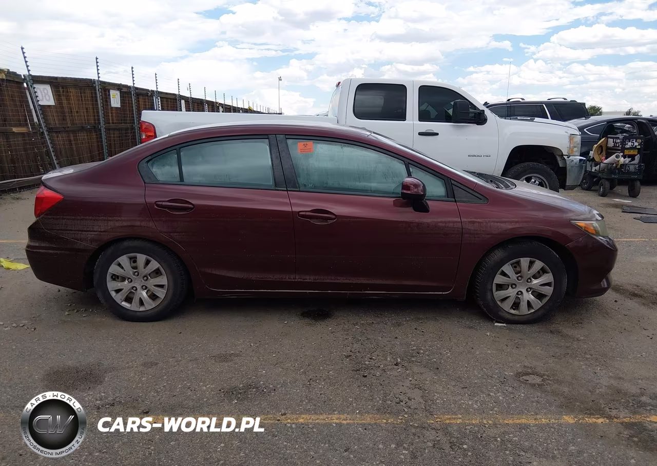 2012 Honda Civic Lx VIN:2HGFB2F58CH550812 - 13
