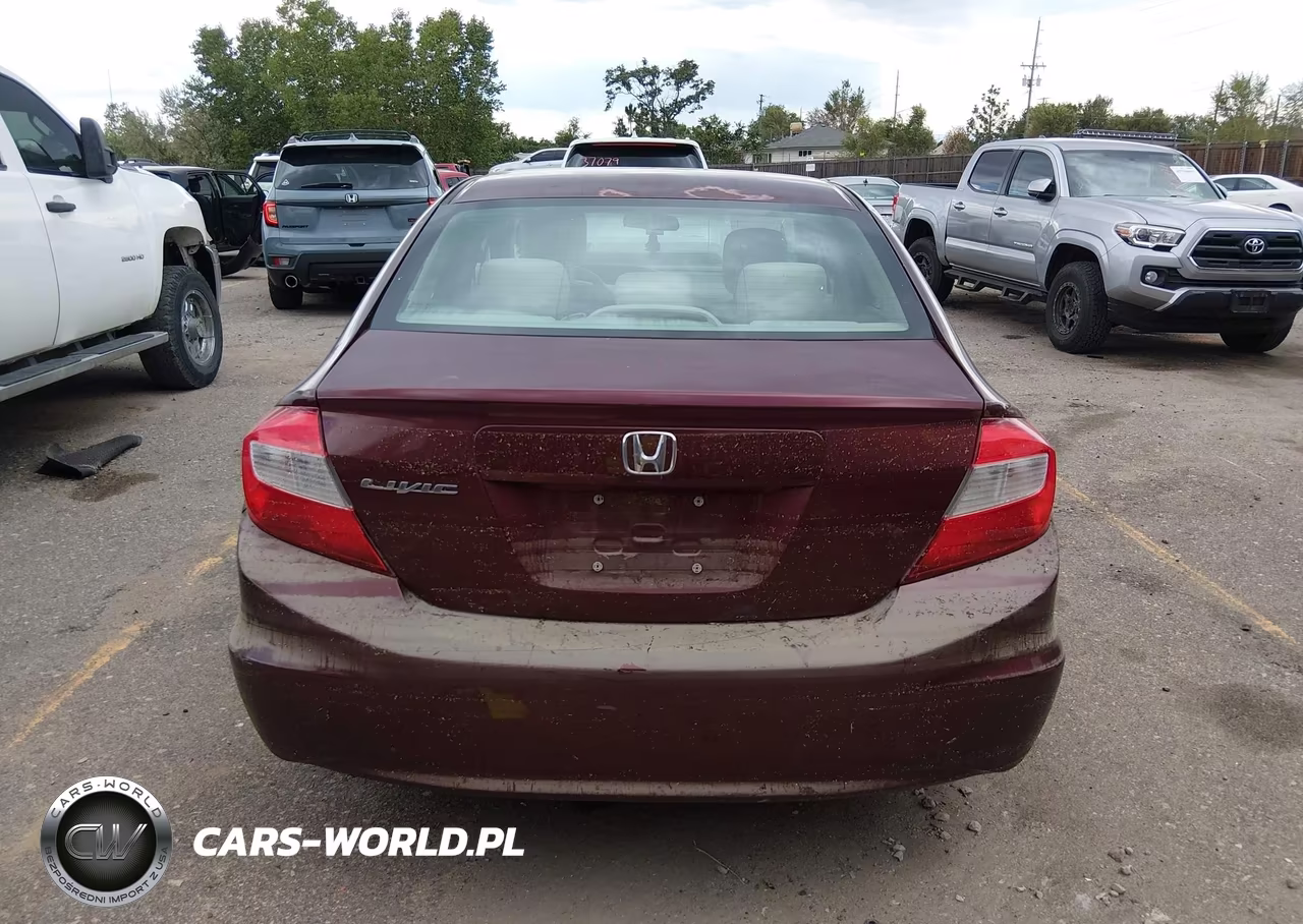 2012 Honda Civic Lx VIN:2HGFB2F58CH550812 - 16