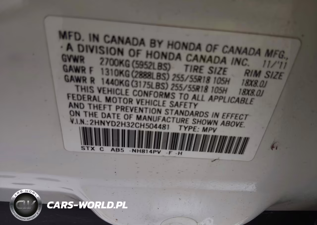 2012 Acura Mdx Technology VIN:2HNYD2H32CH504481 - 9