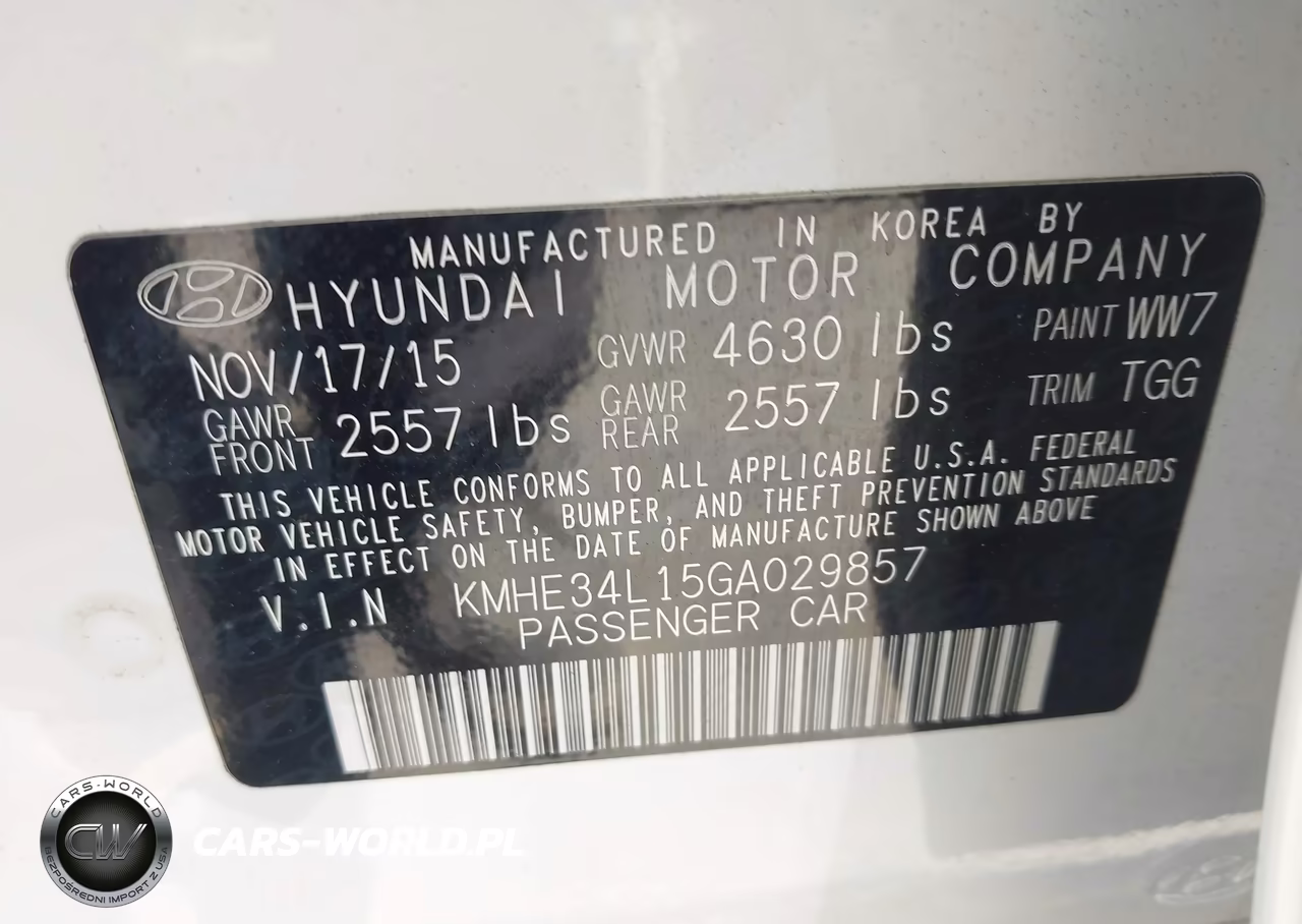 2016 Hyundai Sonata Hybrid Limited VIN:KMHE34L15GA029857 - 9