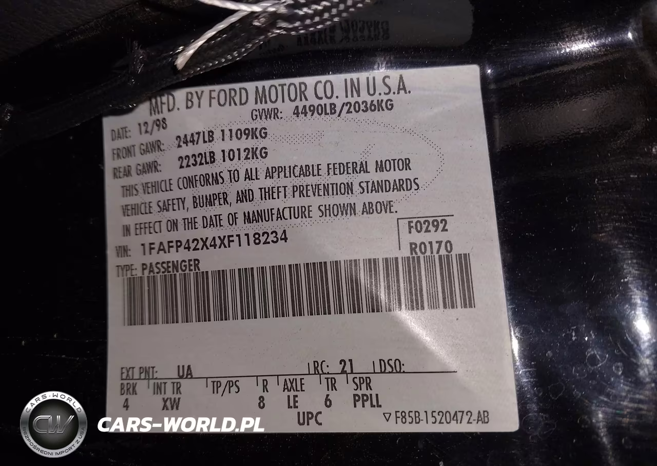 1999 Ford Mustang Gt VIN:1FAFP42X4XF118234 - 9