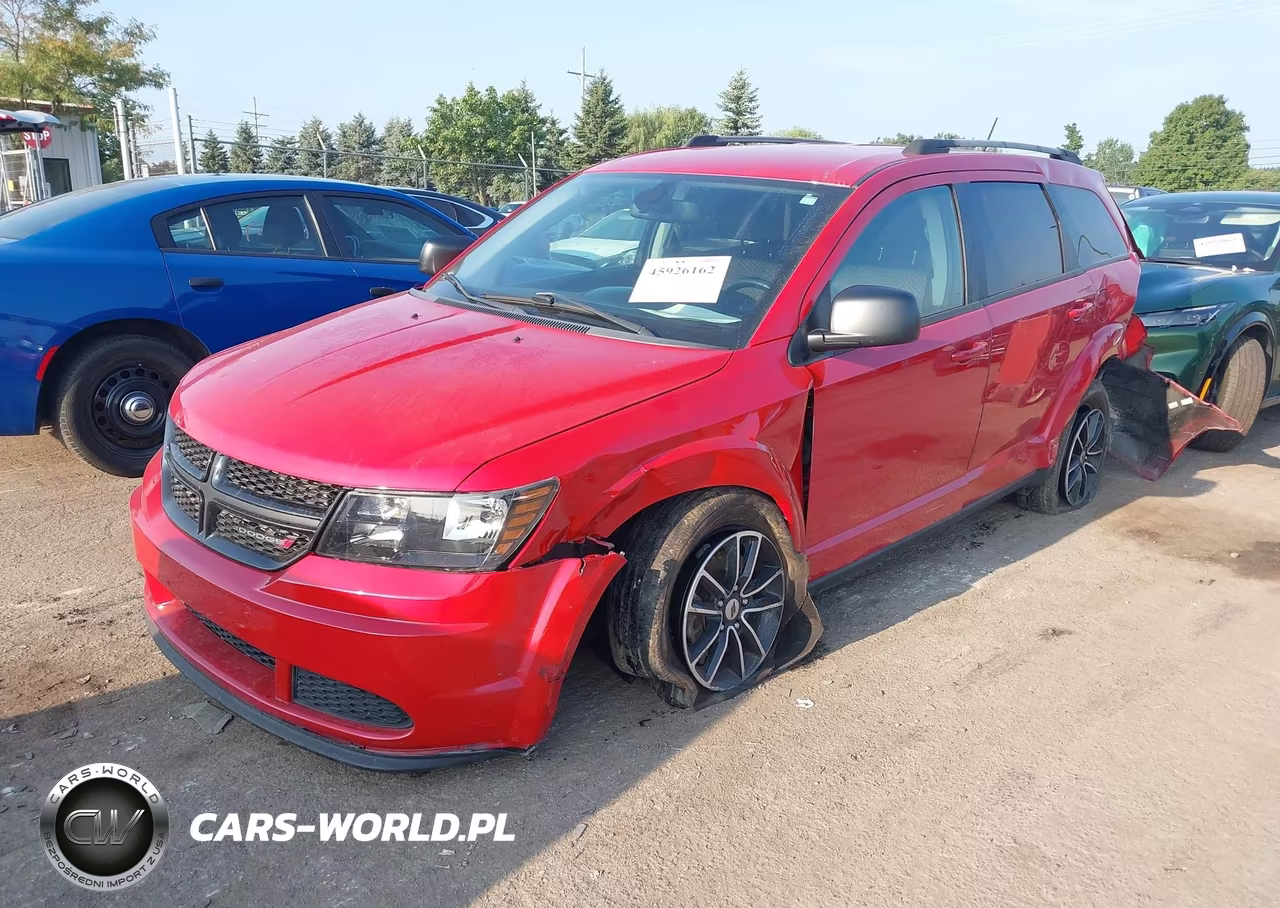2018 Dodge Journey Se VIN:3C4PDCAB3JT383604 - 2