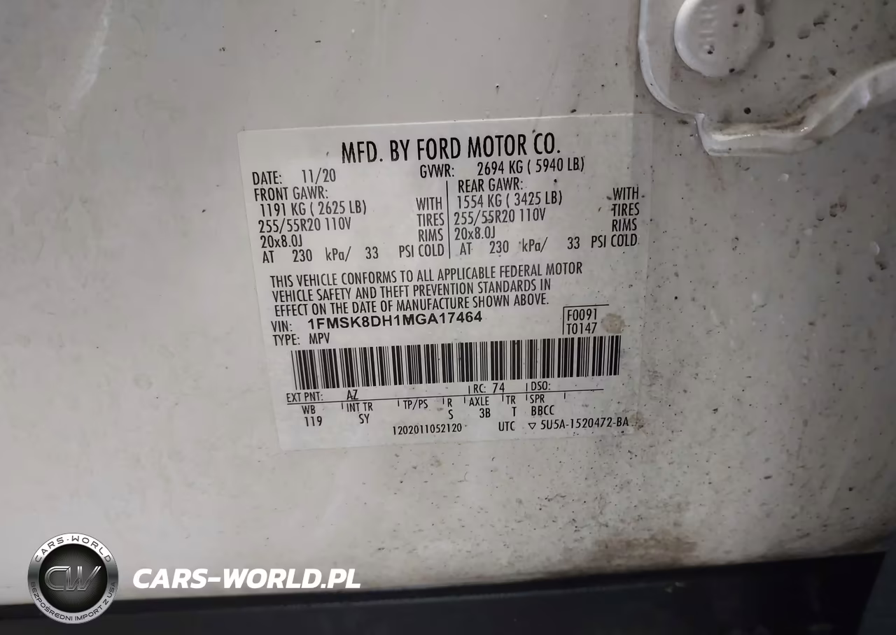 2021 Ford Explorer Xlt VIN:1FMSK8DH1MGA17464 - 9