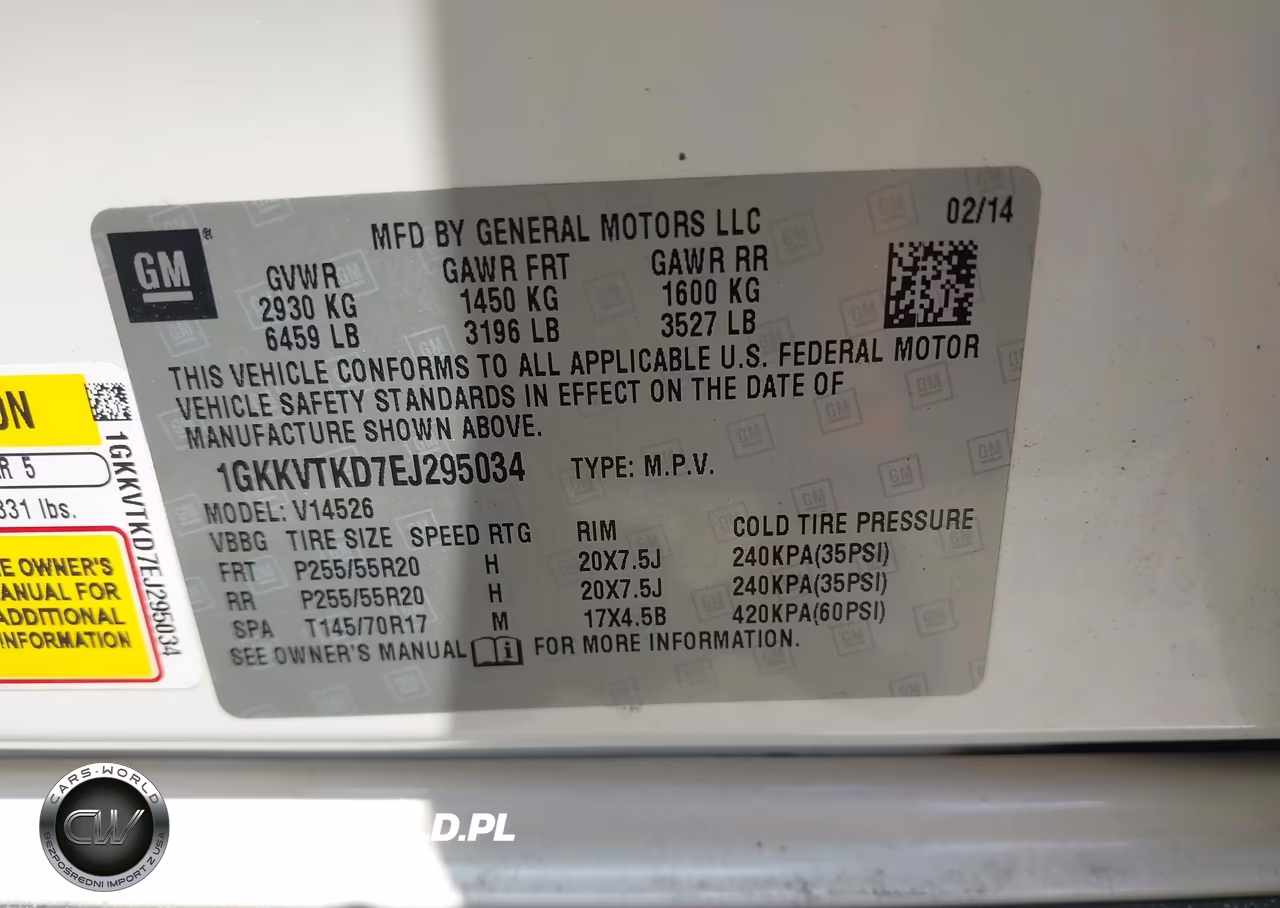 2014 GMC Acadia Denali VIN:1GKKVTKD7EJ295034 - 9