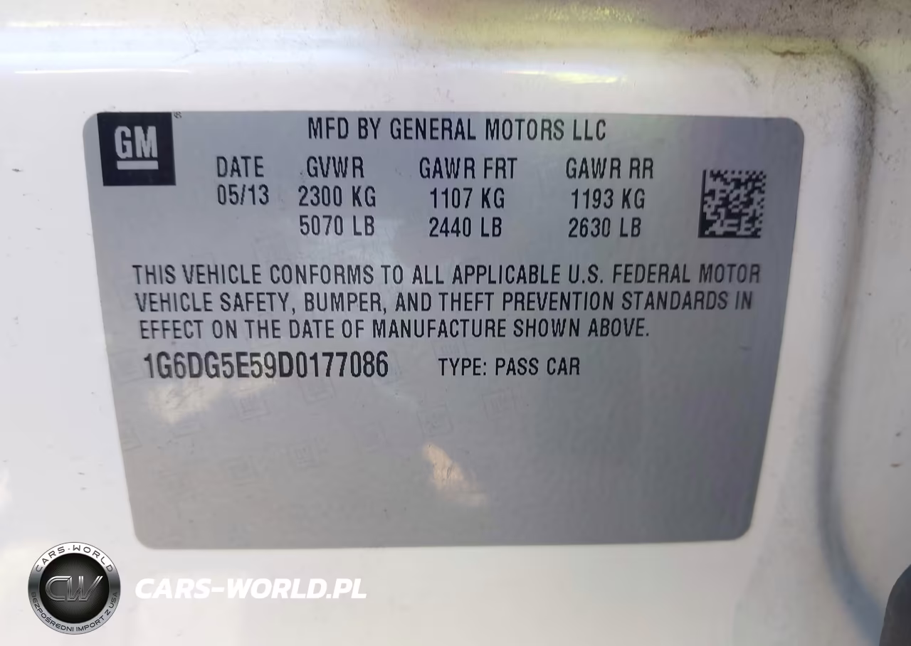 2013 Cadillac Cts Luxury VIN:1G6DG5E59D0177086 - 9