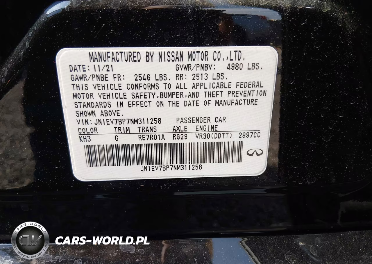 2022 Infiniti Q50 Luxe VIN:JN1EV7BP7NM311258 - 9