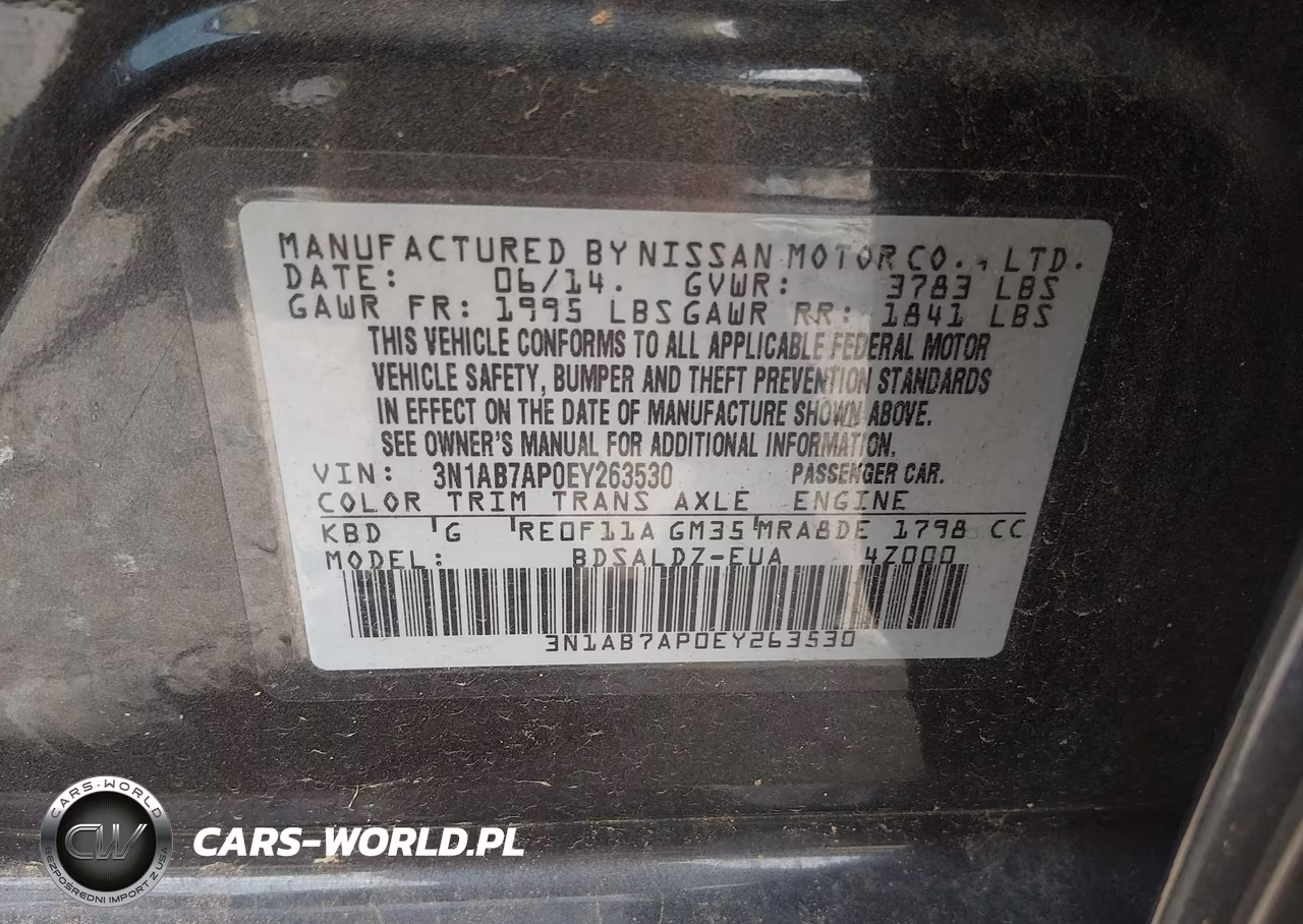 2014 Nissan Sentra Sv VIN:3N1AB7AP0EY263530 - 9