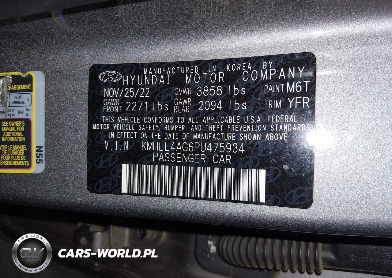 2023 Hyundai Elantra Se VIN:KMHLL4AG6PU475934 - 9