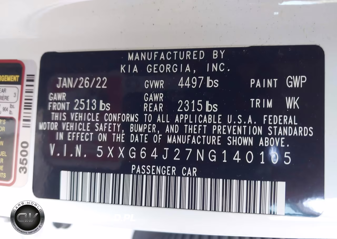 2022 Kia K5 Gt-Line VIN:5XXG64J27NG140105 - 9