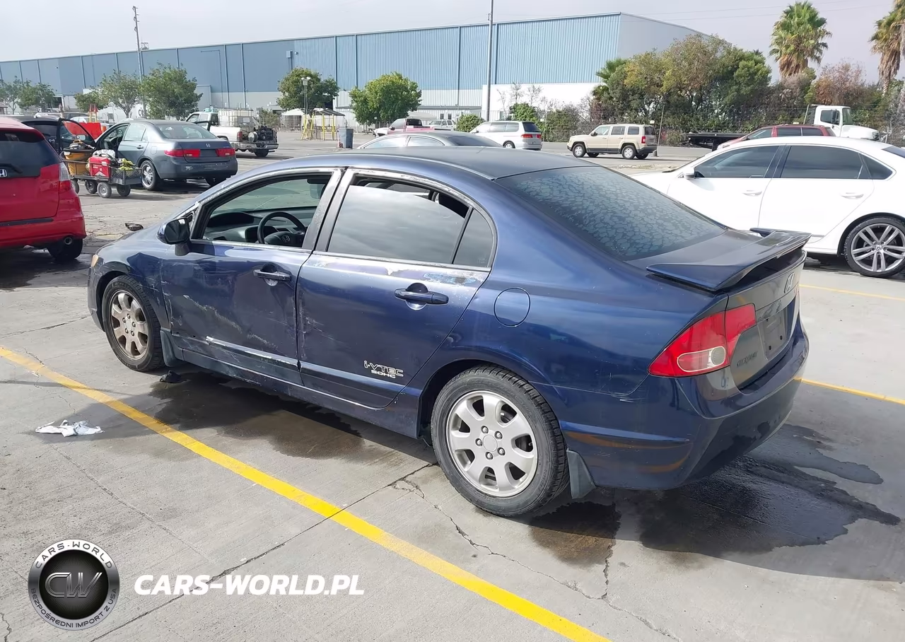 2008 Honda Civic Lx VIN:2HGFA16568H524049 - 3
