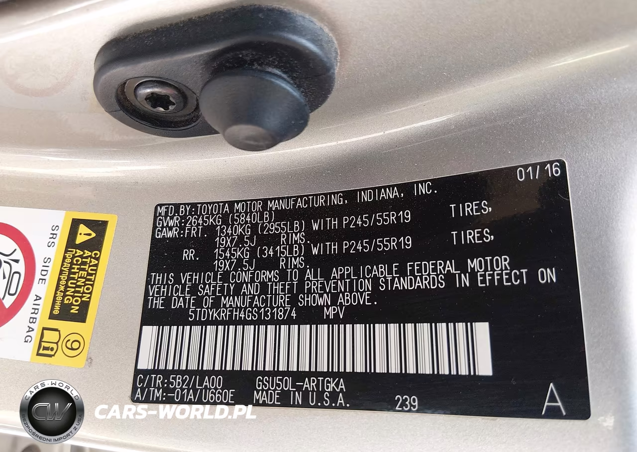 2016 Toyota Highlander Limited V6 VIN:5TDYKRFH4GS131874 - 9