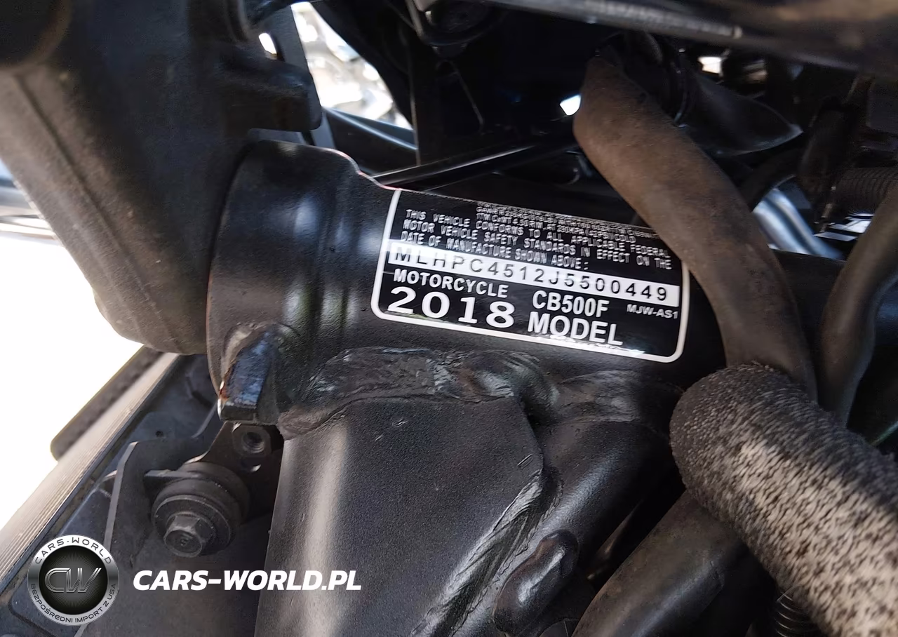 2018 Honda Cb500 F VIN:MLHPC4512J5500449 - 10