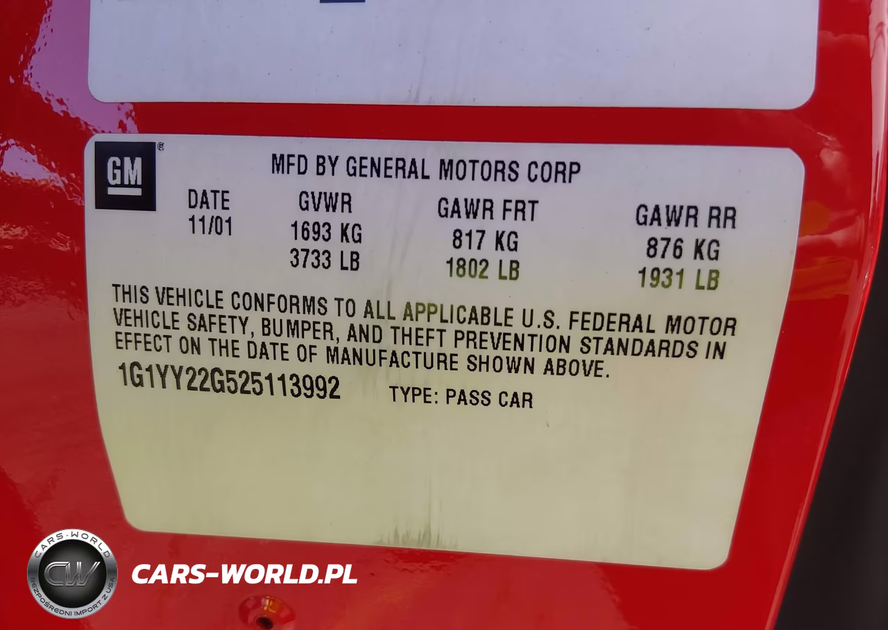 2002 Chevrolet Corvette VIN:1G1YY22G525113992 - 9