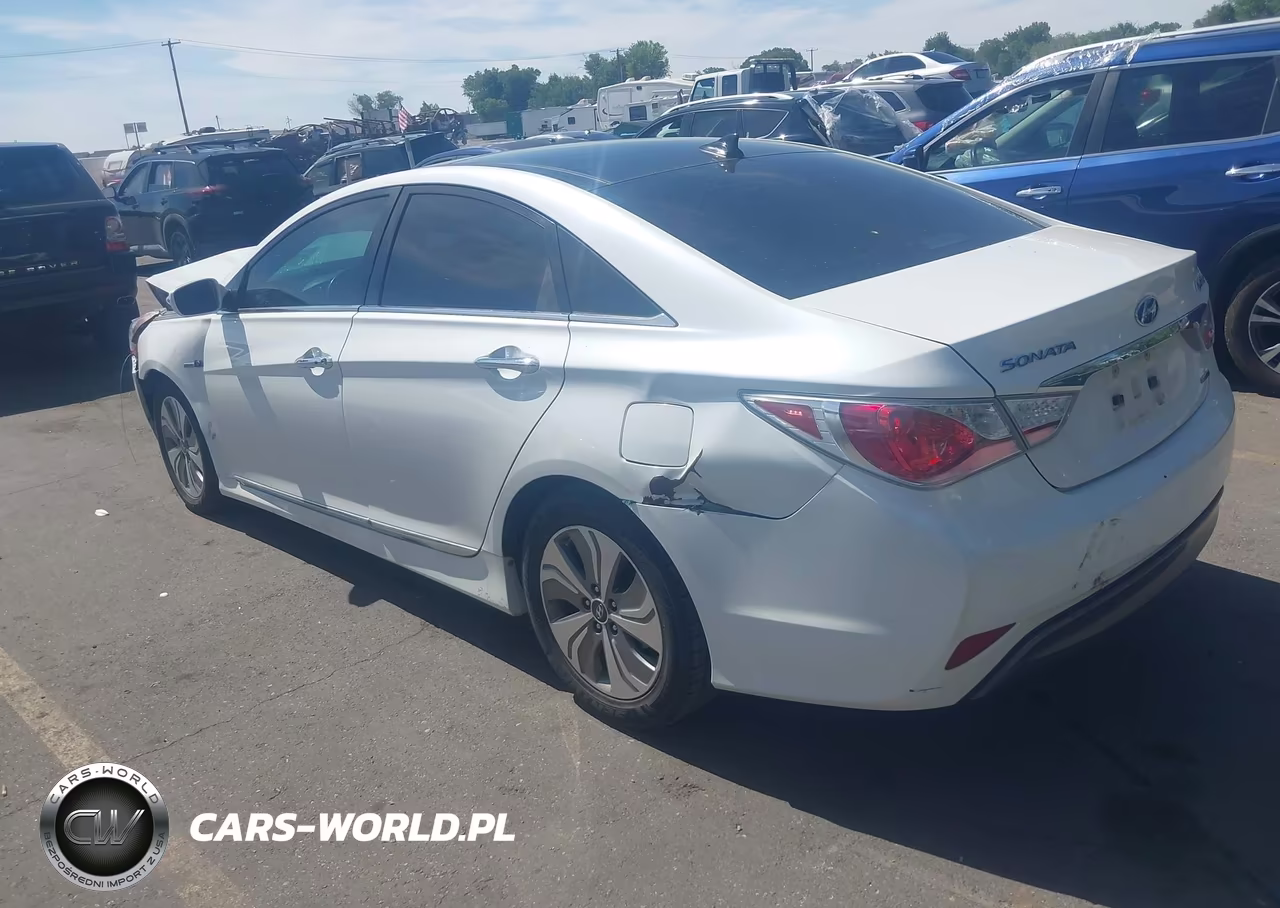 2015 Hyundai Sonata Hybrid Limited VIN:KMHEC4A46FA131910 - 3