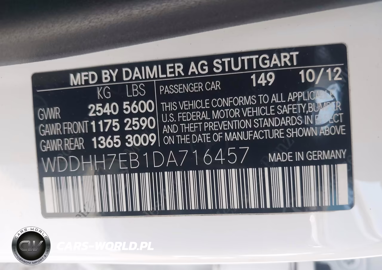 2013 Mercedes-Benz E 63 Amg VIN:WDDHH7EB1DA716457 - 9