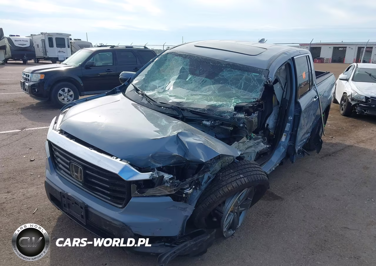 2022 Honda Ridgeline Rtl-E VIN:5FPYK3F72NB035495 - 2