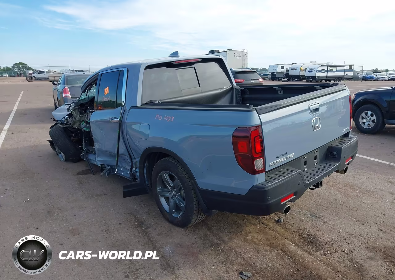 2022 Honda Ridgeline Rtl-E VIN:5FPYK3F72NB035495 - 3