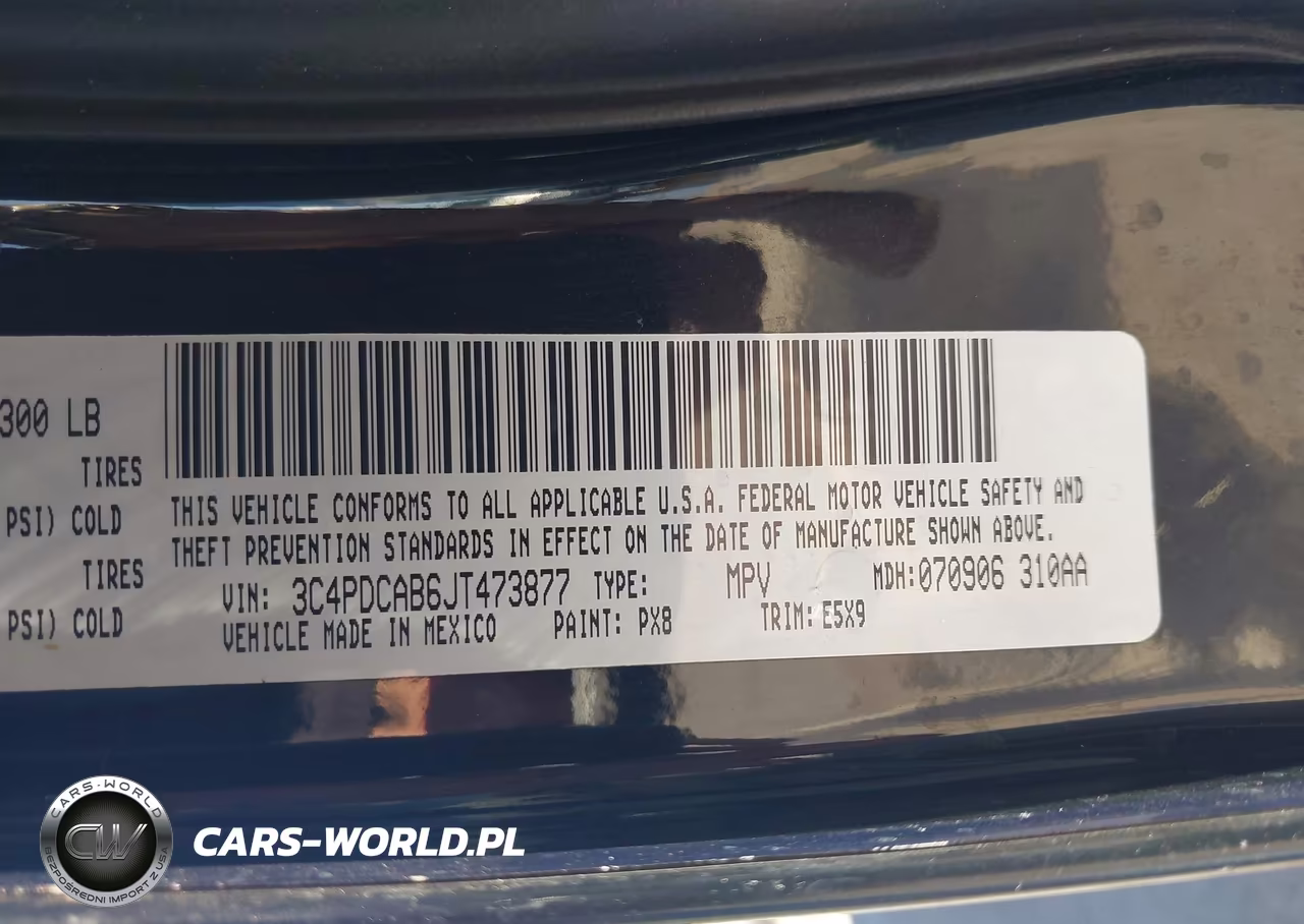 2018 Dodge Journey Se VIN:3C4PDCAB6JT473877 - 9