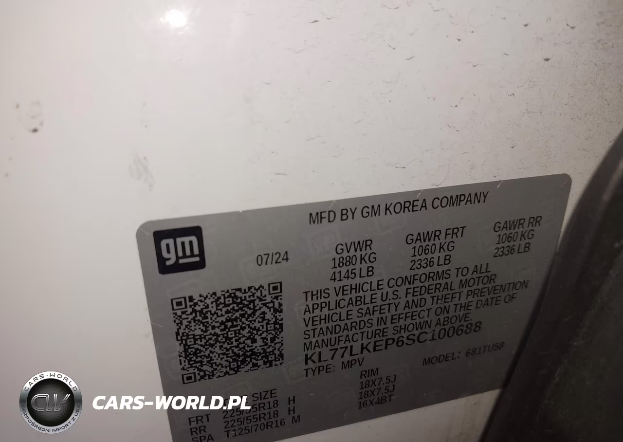 2025 Chevrolet Trax Fwd Activ VIN:KL77LKEP6SC100688 - 9