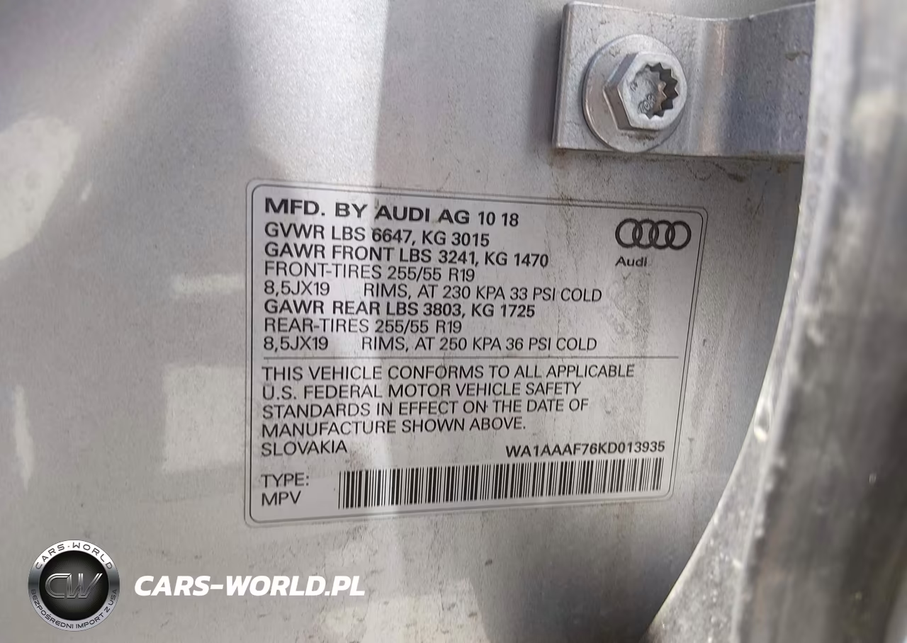 2019 Audi Q7 55 Premium-55 Se Premium VIN:WA1AAAF76KD013935 - 9