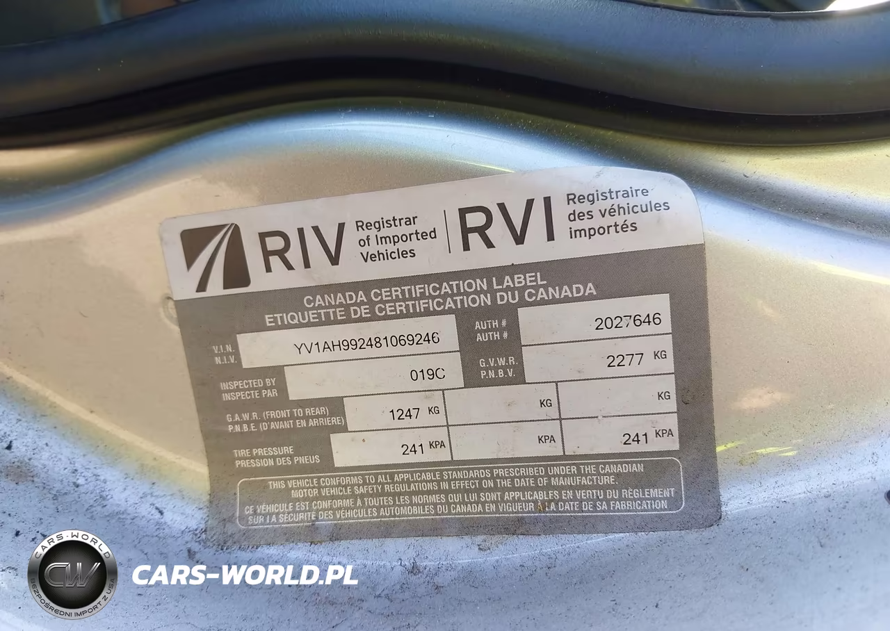 2008 Volvo S80 3.0L Turbo VIN:YV1AH992481069246 - 9