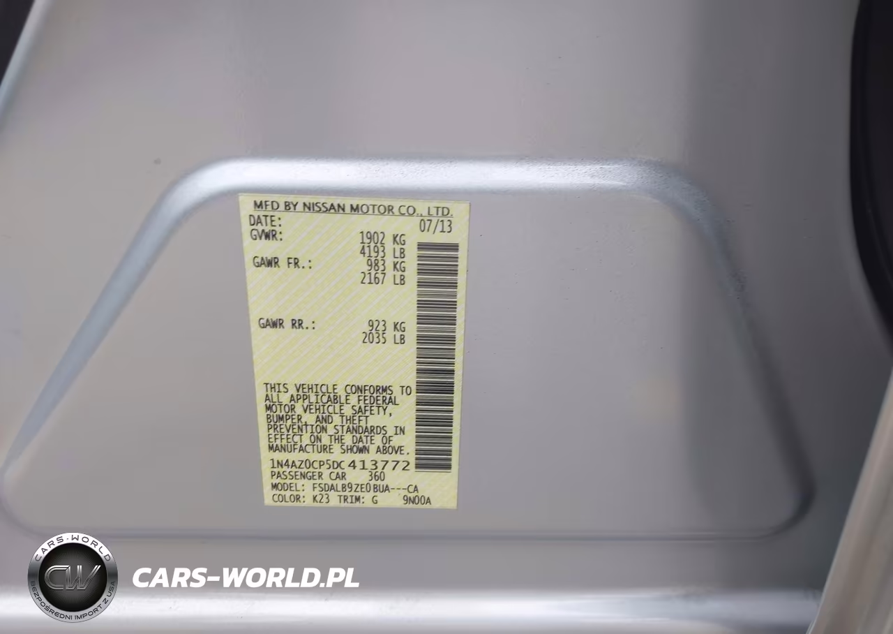 2013 Nissan Leaf S VIN:1N4AZ0CP5DC413772 - 9