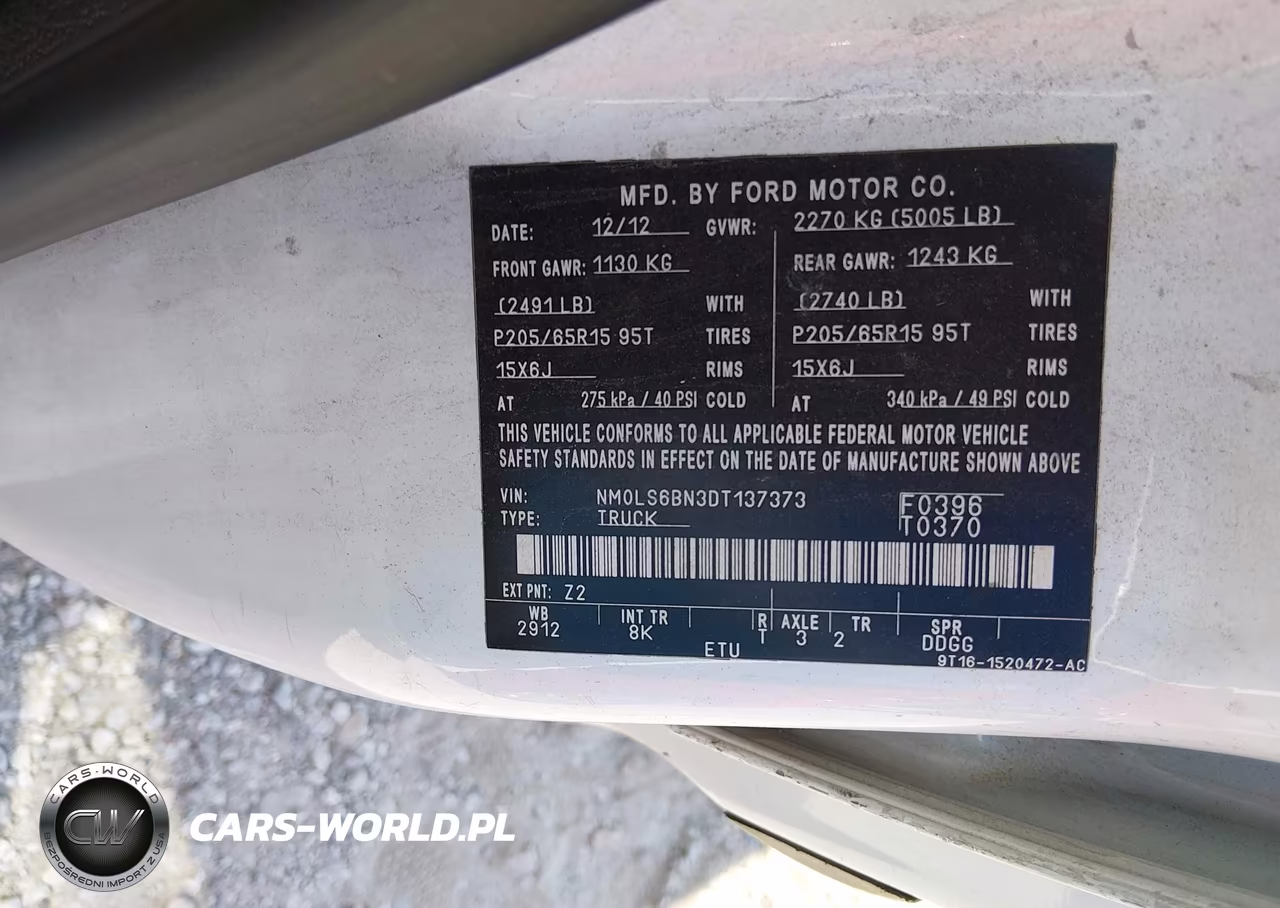 2013 Ford Transit Connect Xlt VIN:NM0LS6BN3DT137373 - 9
