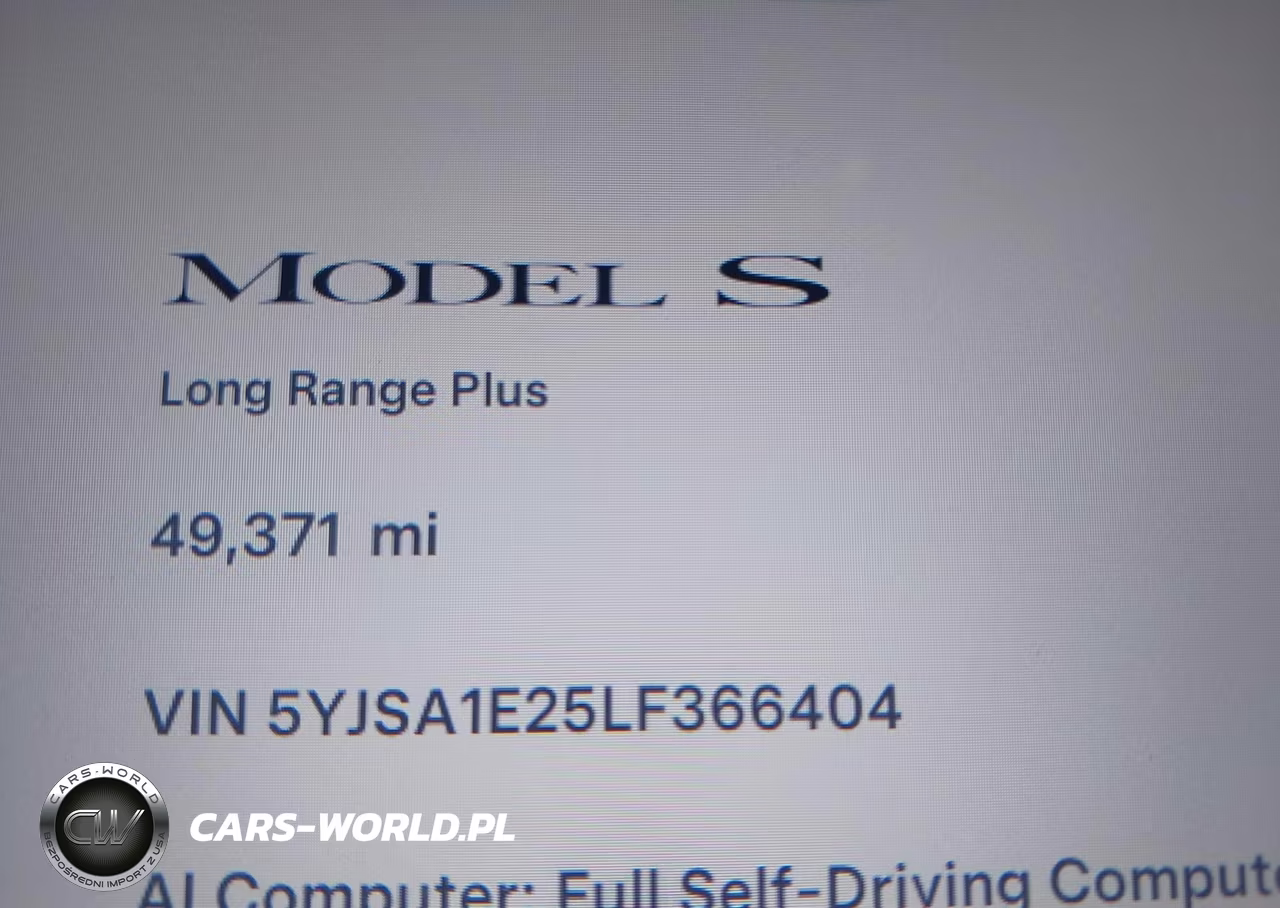 2020 Tesla Model S Long Range Dual Motor All-Wheel Drive-Long Range Plus Dual Motor All-Wheel Drive VIN:5YJSA1E25LF366404 - 7