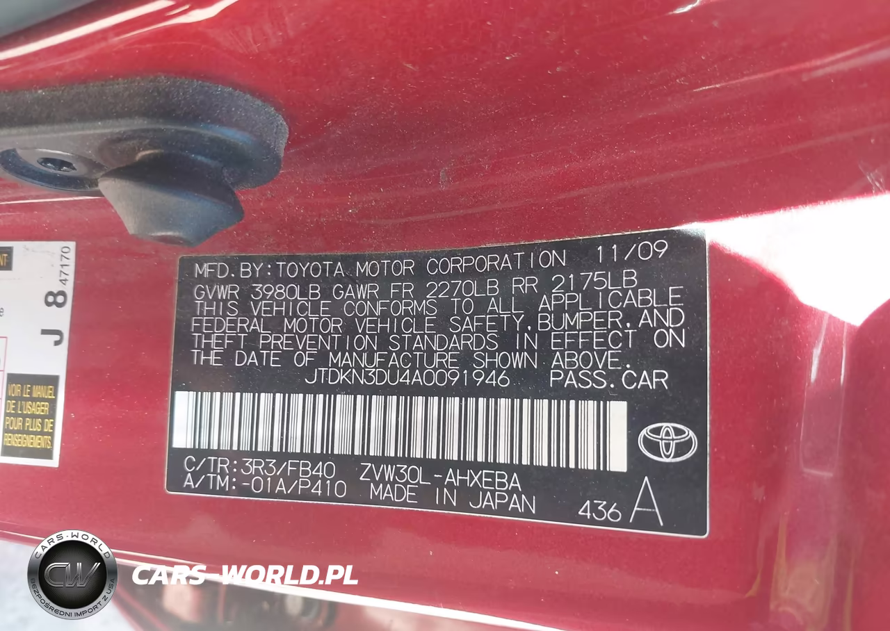 2010 Toyota Prius Ii VIN:JTDKN3DU4A0091946 - 9