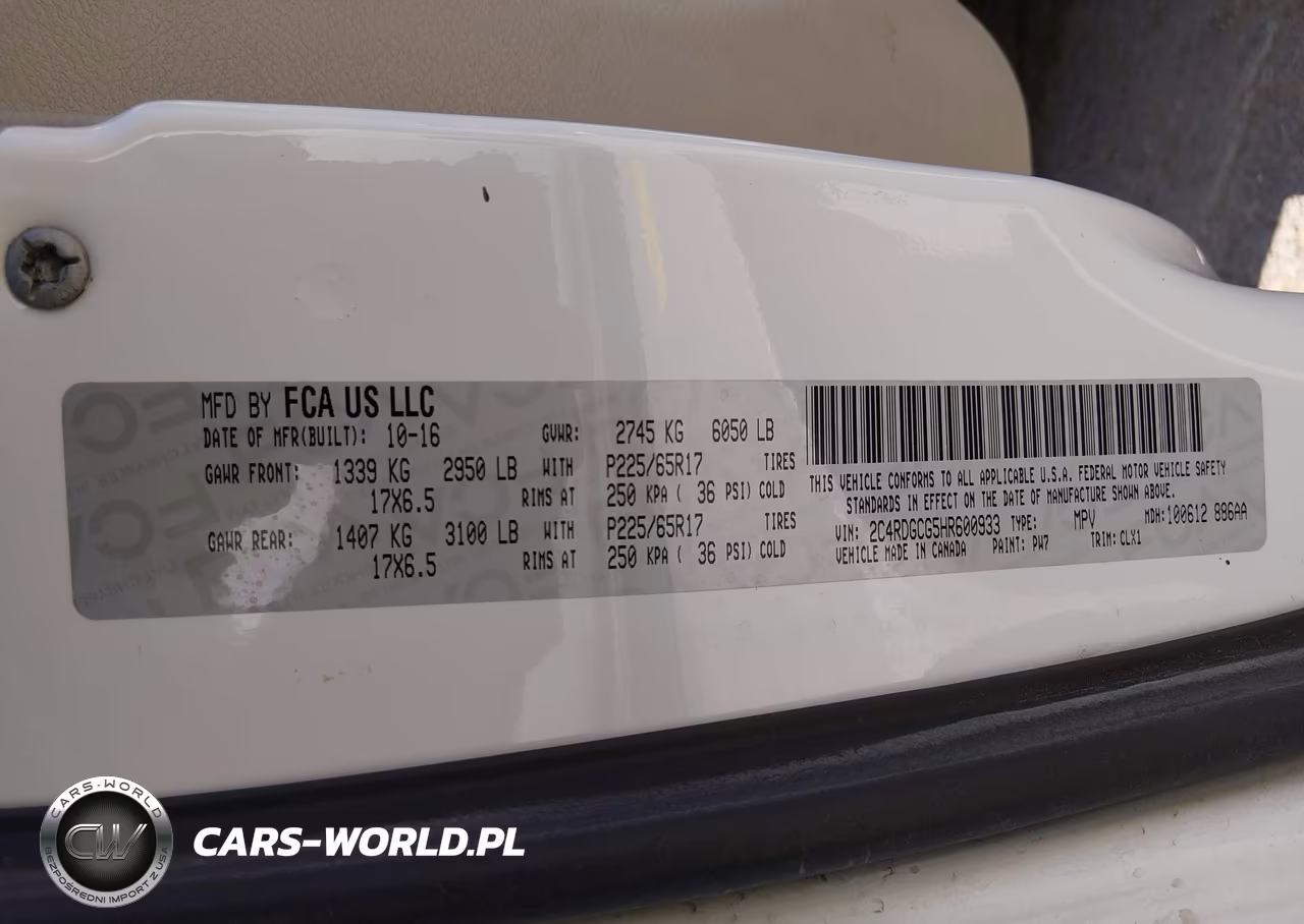 2017 Dodge Grand Caravan Sxt VIN:2C4RDGCG5HR600933 - 9