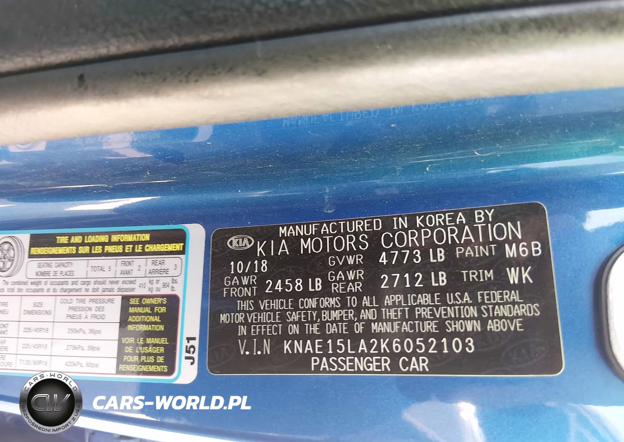 2019 Kia Stinger VIN:KNAE15LA2K6052103 - 9