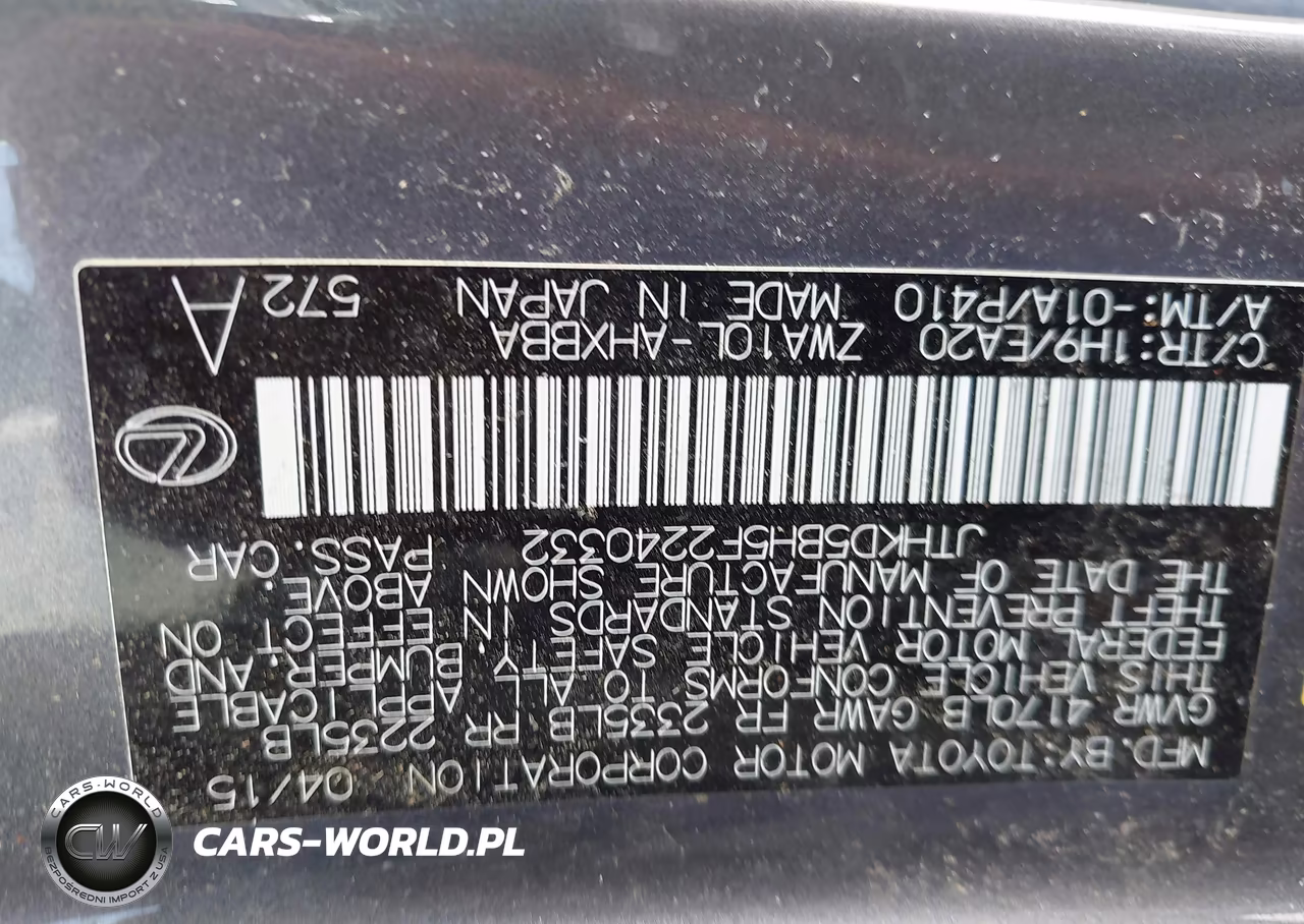 2015 Lexus Ct 200H VIN:JTHKD5BH5F2240332 - 9